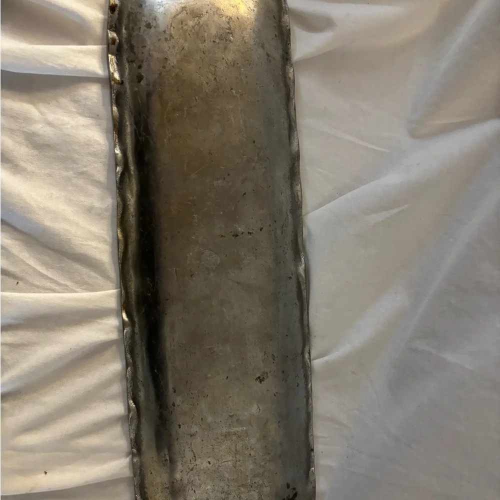 Silver Decorative Tray with Rabbit Design - Picture 6 of 8